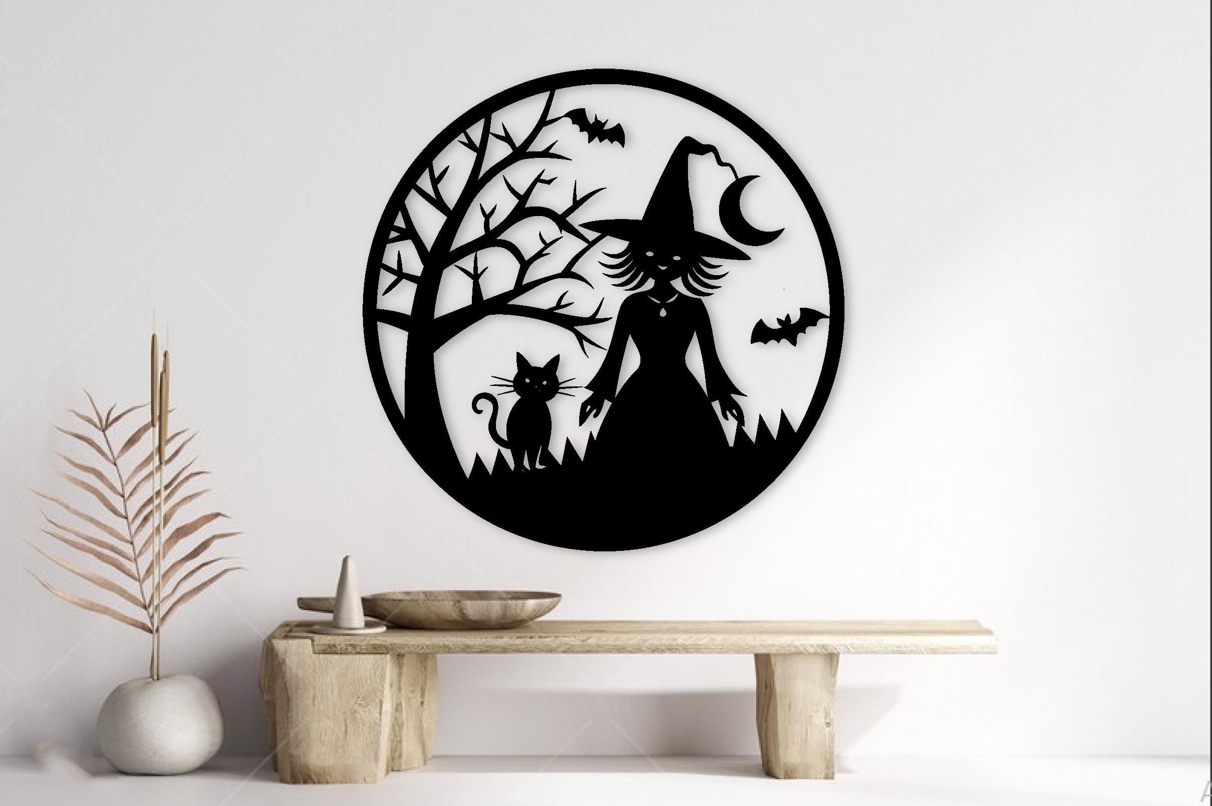 Halloween Metal Signs Hanging Wall Art