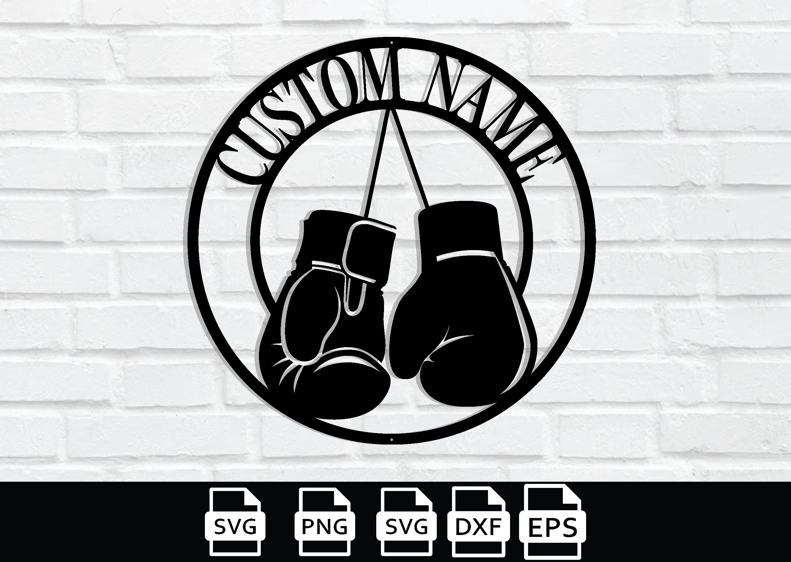 Custom Boxing Metal Sign
