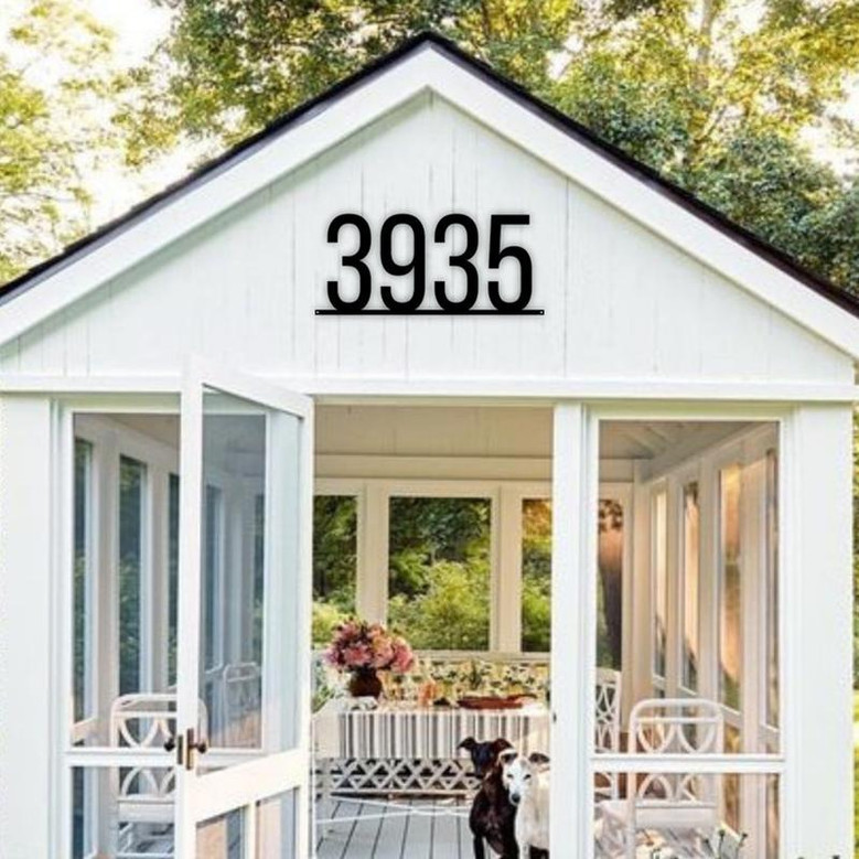 Modern Address Numbers, House Numbers, Address Sign, Address Plaque, Personalized Home Decor, Metal Address Number, Metal Address Sign