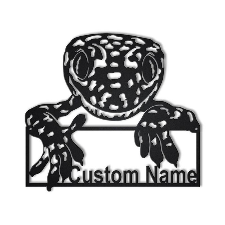 Personalized Animal Lizard Metal Sign Art | Custom Animal Lizard Metal Sign | Animal Lizard Gifts Funny | Animal Gift | Animal Custom