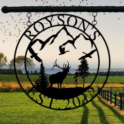 CustomMetal Farm Sign, Unique Metal House Entry Sign, Personalized Ranch Metal Sign