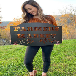 Farmers Market Sign Farmhouse Sign Metal Sign Metal Farmhouse Sign Metal Farmers Market Sign Farmhouse Decor