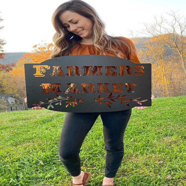 Farmers Market Sign Farmhouse Sign Metal Sign Metal Farmhouse Sign Metal Farmers Market Sign Farmhouse Decor
