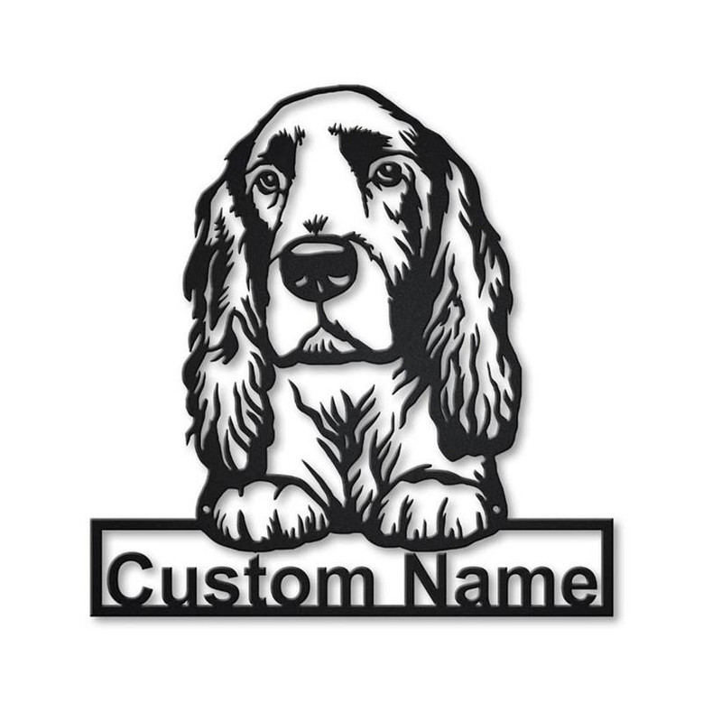 Personalized Field Spaniel Dog Metal Sign Art | Custom Field Spaniel Dog Metal Sign | Dog Gift | Birthday Gift | Animal Funny