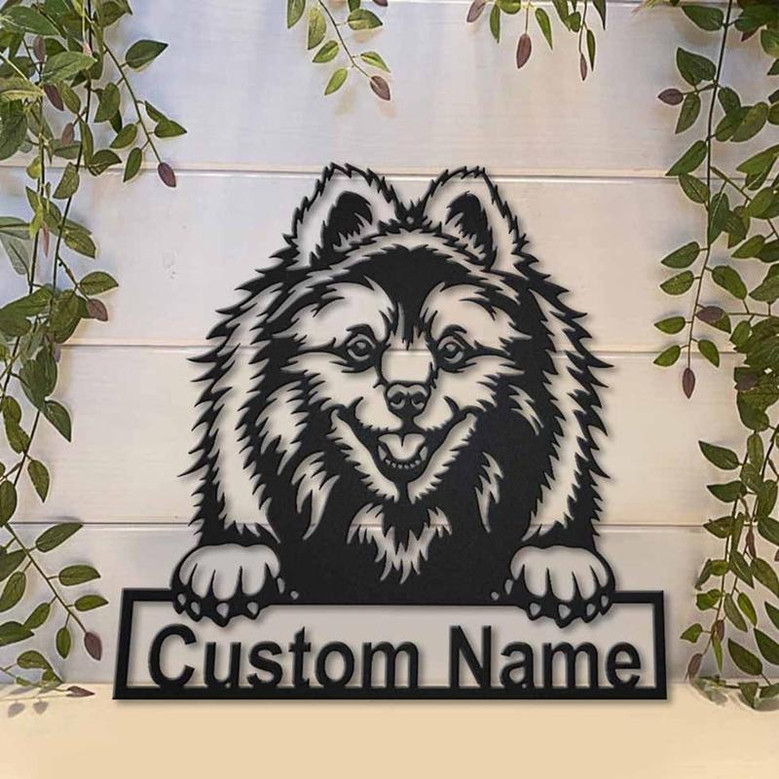 Personalized Volpino Dog Metal Sign Art | Custom Volpino Dog Metal Sign | Dog Gift | Birthday Gift | Animal Funny