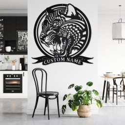 Custom Zentangle Tiger Metal Wall Art, Personalized Tiger Name Sign Decoration For Room, Tiger Metal Home Decor, Custom Zentangle Tiger