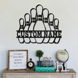 Custom Bowing Metal Sign, Personalized Bowing Name Sign Decoration For Room, Bowing Home Decor, Custom Bowing Metal Wall Art, Bowing Lover