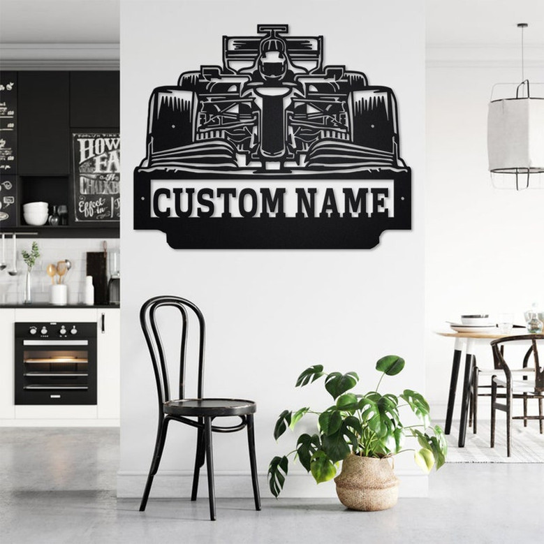 Custom Auto Racer Metal Wall Art, Personalized Auto Racer Name Sign Decoration For Room, Auto Racer Home Decor, Custom Auto Racer,Auto Racer