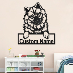 Personalized Eurasier Metal Sign | Eurasier Metal Wall Art | Eurasier Metal Wall Decor | Custom Eurasier Dog | Custom Dog | Eurasier Lover