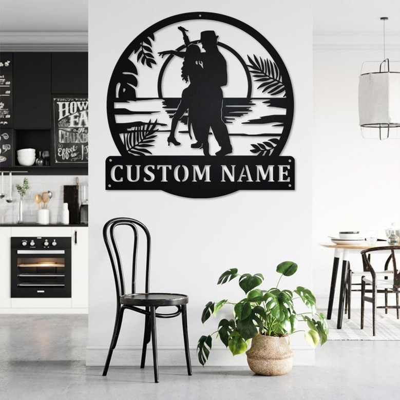 Custom Mambo Dance Metal Wall Art, Personalized Mambo Dance Name Sign Decoration For Room, Mambo Dance Home Decor, Custom Mambo Dance