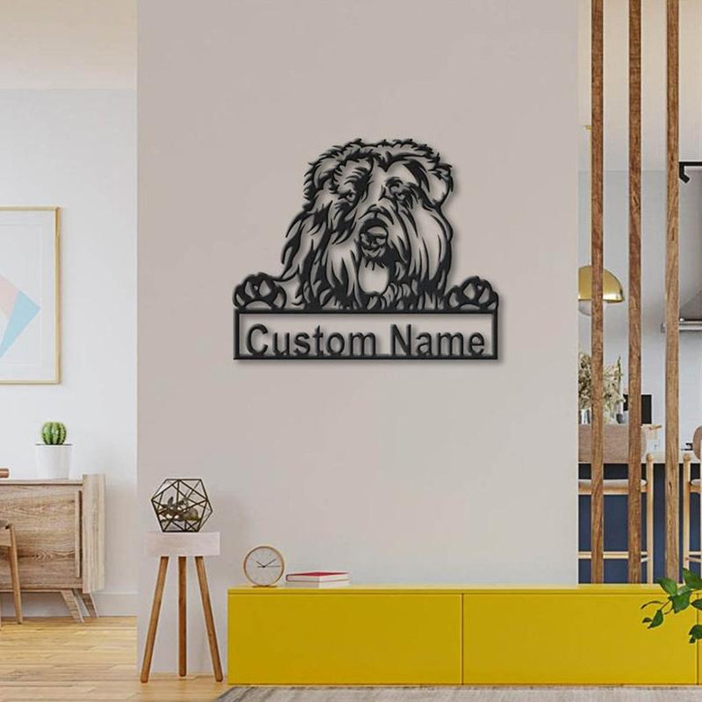 Personalized Bouvier Des Flandres Dog Metal Sign Art | Custom Bouvier Des Flandres Dog Metal Sign | Dog Gift | Birthday Gift | Animal Funny
