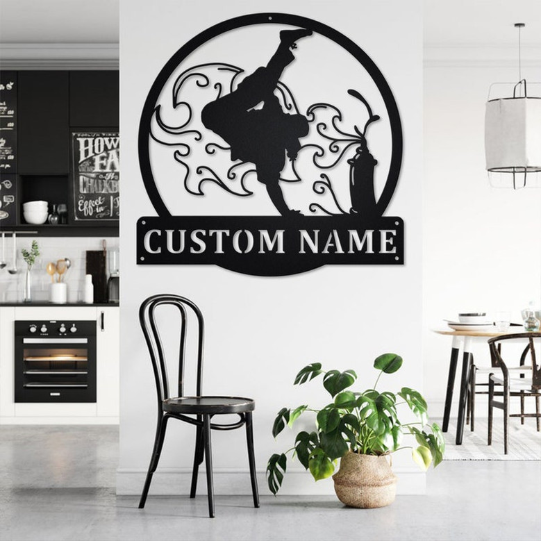 Custom Hip Hop Metal Wall Art,Personalized Hip Hop Name Sign Decoration For Room, Hip Hop Metal Home Decor, Custom Hip Hop, Hip Hop Dance