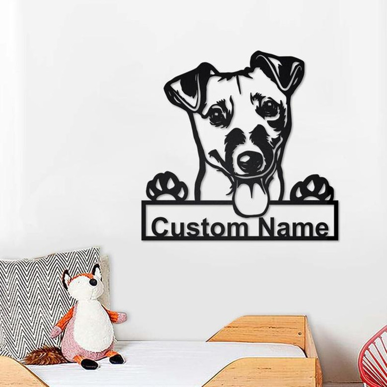 Personalized Jack Russell Terrier Metal Sign | Jack Russell Terrier Metal Wall Art | Dog Metal Sign | Jack Russell Terrier Gift | Dog Lover