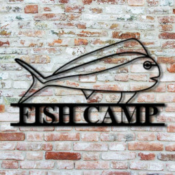 Custom Metal Fish Sign, Name Sign, Custom Sign, Fishing, home decor, Wall hanging, Wall decor, fish art, Custom wall sign, Fish sign, fish