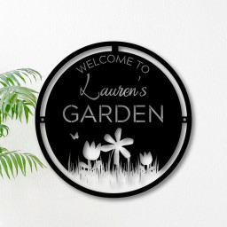 Garden Sign-Fresh Produce Sign-Gift For Gardener-Garden Sign-Metal Sign-Outdoor Metal Sign-Personalized Garden Sign-Farmhouse Sign