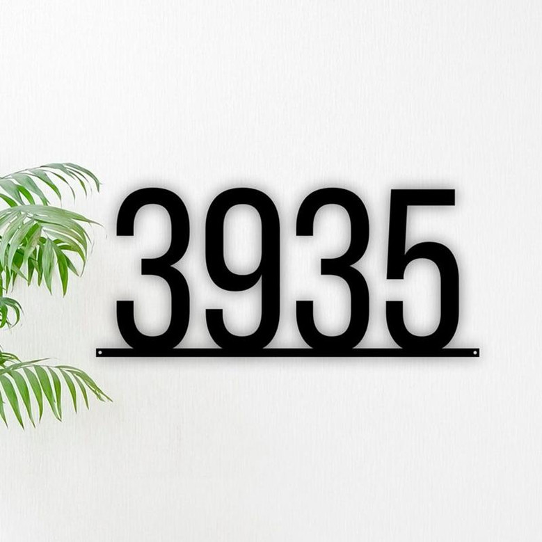 Modern Address Numbers, House Numbers, Address Sign, Address Plaque, Personalized Home Decor, Metal Address Number, Metal Address Sign