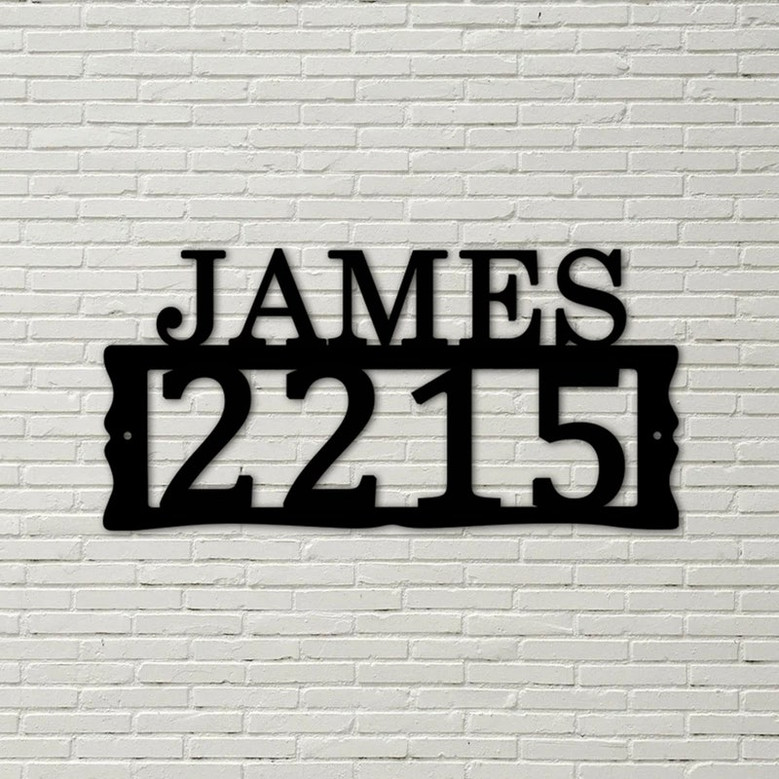 PERSONALIZED House Numbers - Metal Address Plaque for House, Address Number, Metal Address Sign, House Numbers, Front Porch Address