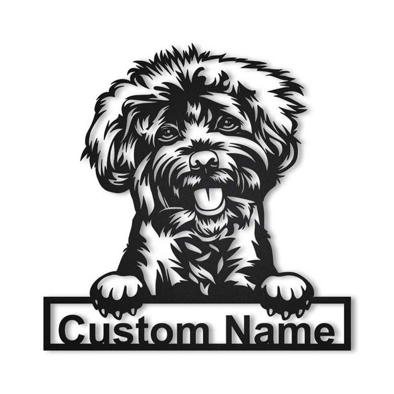 Personalized Labradoodle Dog Metal Sign Art | Custom Labradoodle Dog Metal Sign | Birthday Gift | Animal Funny | Father's Day Gift