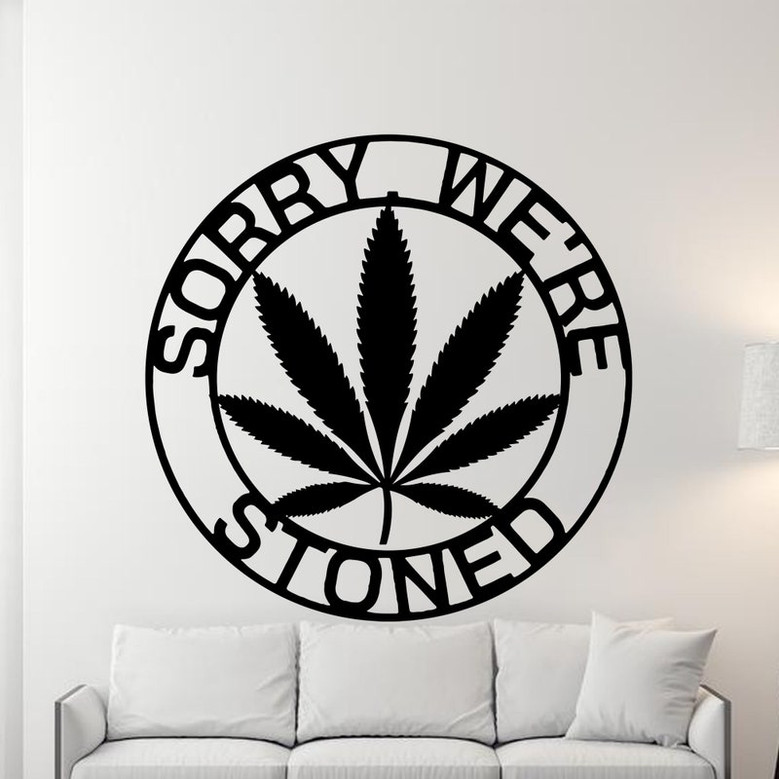 Custom Marijuana Sign, Weed Metal Wall Decor, Marijuana Dispensary Sign, Cannabis Wall Art, Marijuana Leaf Metal Sign, Gift for Stoners