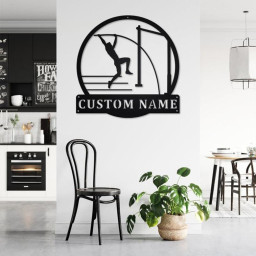 Personalized Pole Vault Metal Sign | Pole Vault Metal Wall Art | Pole Vault Metal wall Decor | Pole Vault Lover Gift | Custom Pole Vault