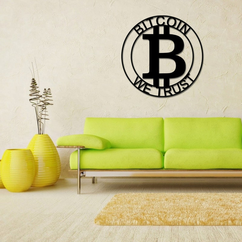 Bitcoin to the moon, Bitcoin Sign, Metal Bitcoin Sign, Personalized Bitcoin, Custom Cryptocurrency Sign, Bitcoin Gift, Bitcoin Wall Art