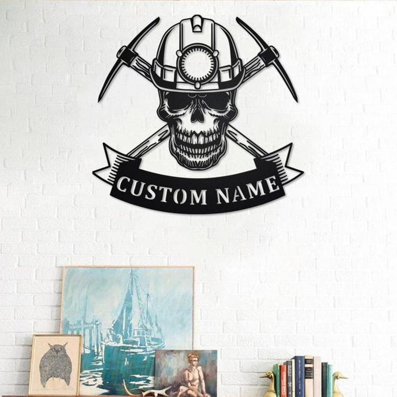 Personalized Coal Miner Metal Sign | Coal Miner Metal Wall Art | Coal Miner Metal wall Decor | Coal Miner Gift | Coal Miner Custom | Mining