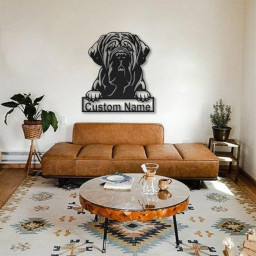 Personalized Neapolitan Mastiff Dog Metal Sign Art | Custom Neapolitan Mastiff Dog Metal Sign | Animal Gift | Pets Gift | Birthday Gift