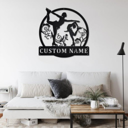 Personalized Figure Skating Metal Sign | Figure Skating Metal Wall Art | Figure Skating Metal wall Decor | Figure Skating Lover Gift
