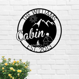 Personalized Sign-Cabin Sign-Lodge Decor-Carved Sign-Family Signs-Personalized Signs-Cabin Decor-Mother's Day Gift-Wedding