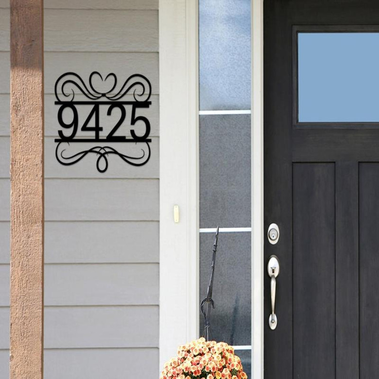 Custom Metal Address Sign|Address Sign|Custom Address Sign|Address|house numbers|housewarming gift|number|personalized sign|sign|custom sign