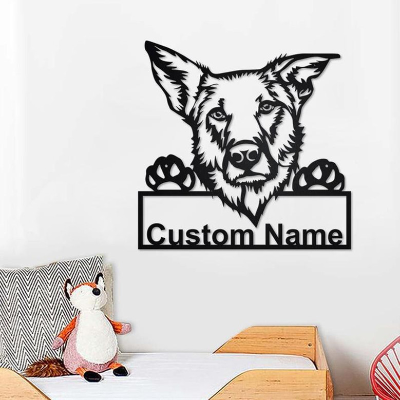 Personalized Chinook Metal Sign | Chinook Metal Wall Art | Chinook Metal Wall Decor | Custom Chinook | Custom Dog | Chinook Dog | Dog Lover
