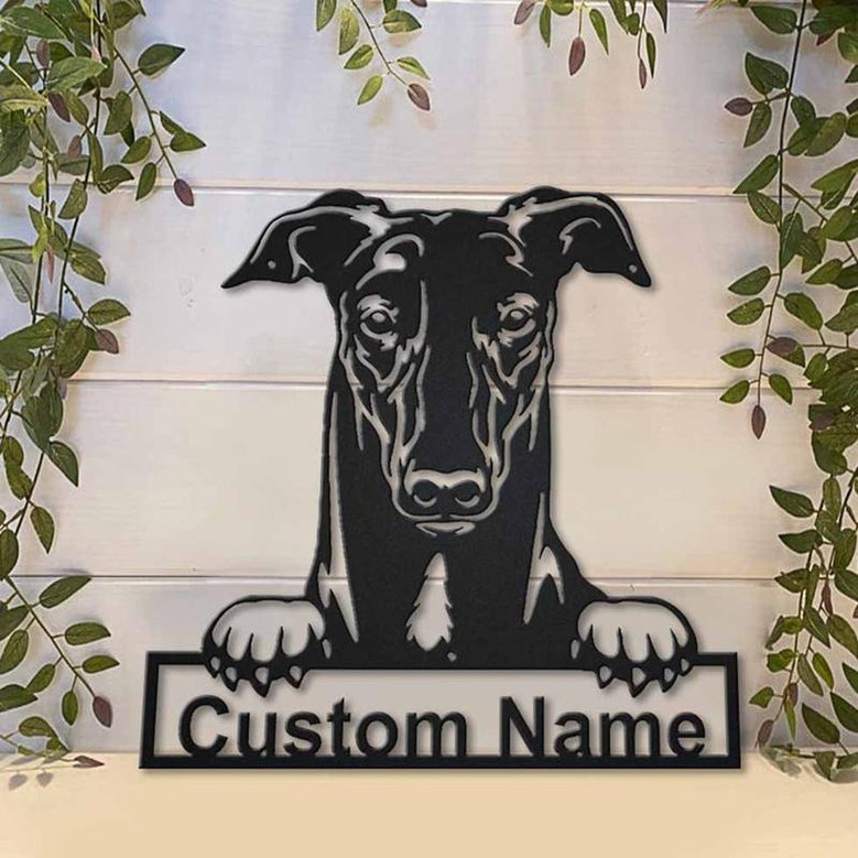 Personalized Australian Hound Dog Metal Sign Art | Custom Australian Hound Dog Metal Sign | Dog Gift | Animal Funny | Birthday Gift