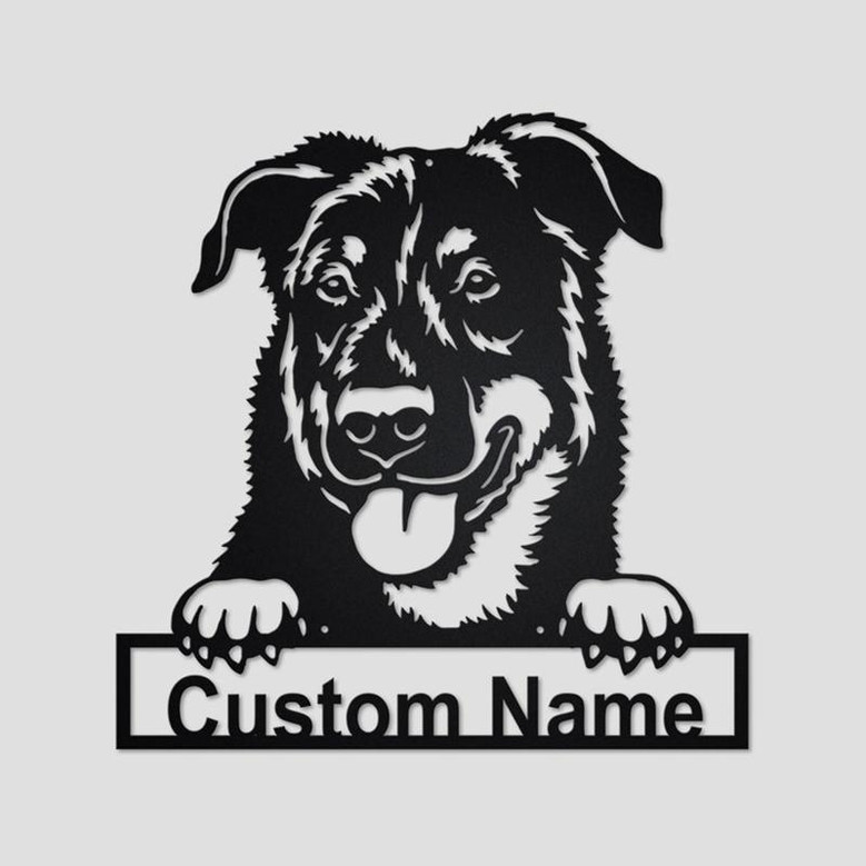 Personalized Beauceron Dog Metal Sign | Beauceron Dog Metal Wall Art | Dog Metal Sign | Beauceron Dog Lover Gift| Dog Lover Gift | Beauceron