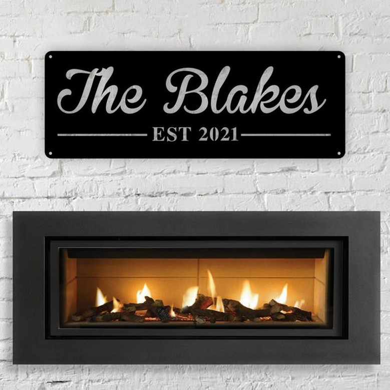 Last Name Metal Sign, Personalized Metal Sign, Metal Family Name Sign, Wedding Sign, Established Sign, Outdoor Signs,