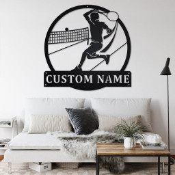 Custom Tennis Male Metal Wall Art, Personalized Tennis Name Sign Decoration For Room, Tennis Home Decor, Custom Tennis, Tennis Lover Gift