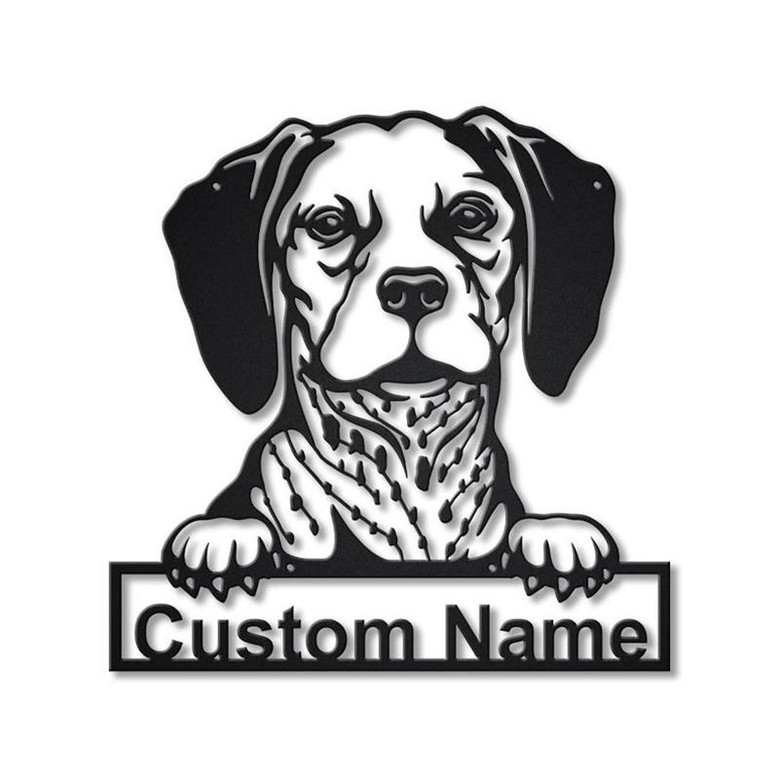 Personalized Belgian Brakk Dog Metal Sign Art | Custom Belgian Brakk Dog Metal Sign | Dog Gift | Animal Funny | Birthday Gift
