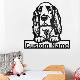 Personalized Field Spaniel Metal Sign | Field Spaniel Metal Wall Art | Field Spaniel Metal Wall Decor | Custom Field Spaniel Dog |Custom Dog
