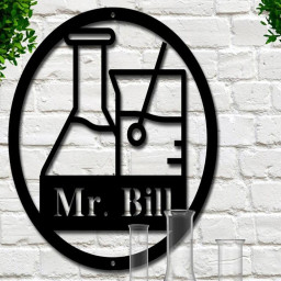 Science Teacher Gift, Science Teacher Decorations, Teacher Appreciation Week, Teacher Classroom Decor, Personalized Science Teacher Gift