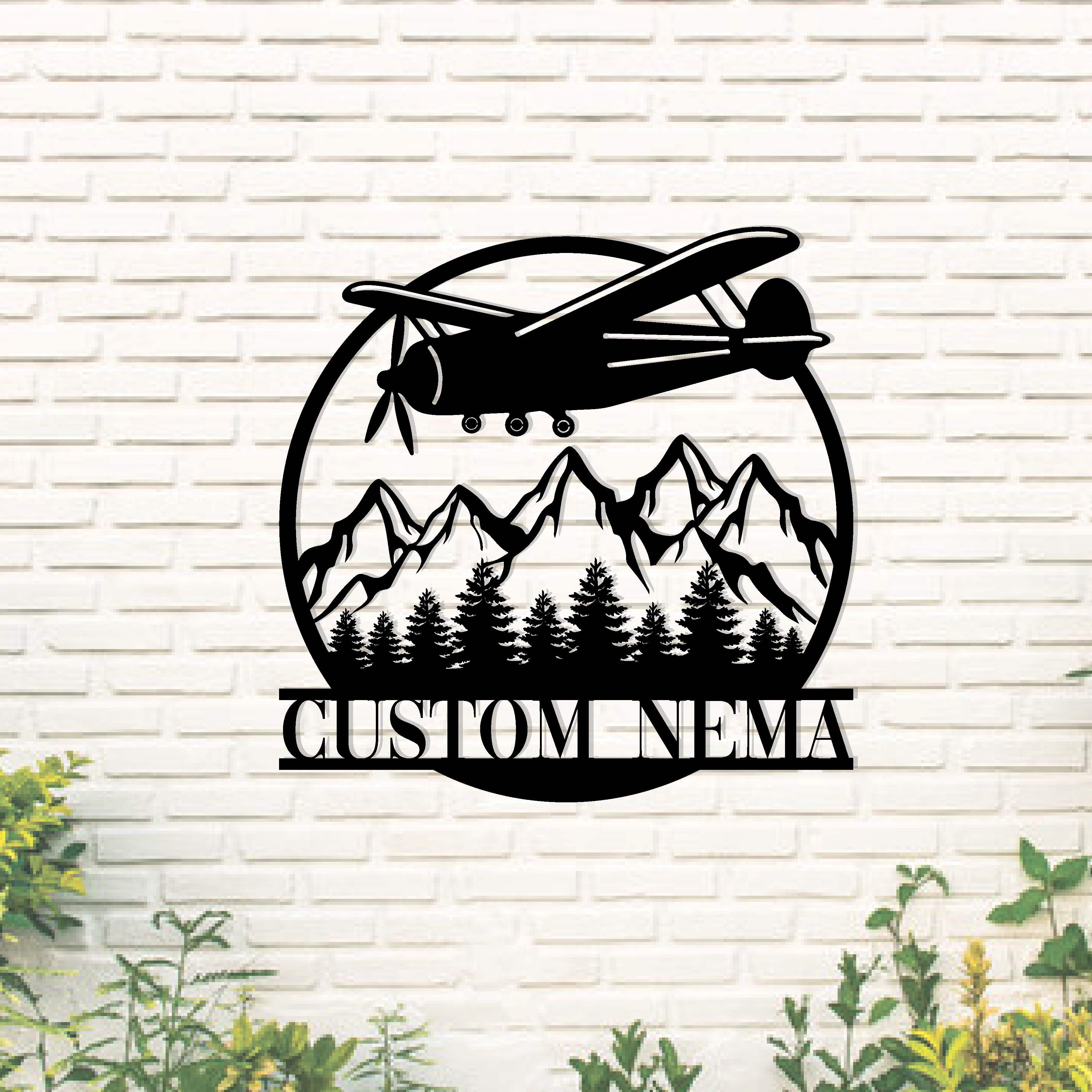 Aircraft Metal Signs