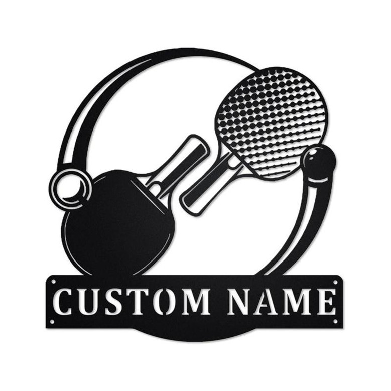 Personalized Table Tennis Metal Sign | Table Tennis Metal Wall Art | Table Tennis Metal wall Decor | Table Tennis Lover| Custom Table Tennis