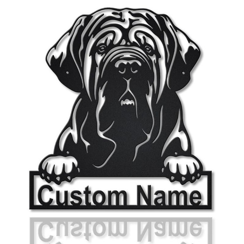 Personalized Neapolitan Mastiff Dog Metal Sign Art | Custom Neapolitan Mastiff Dog Metal Sign | Animal Gift | Pets Gift | Birthday Gift