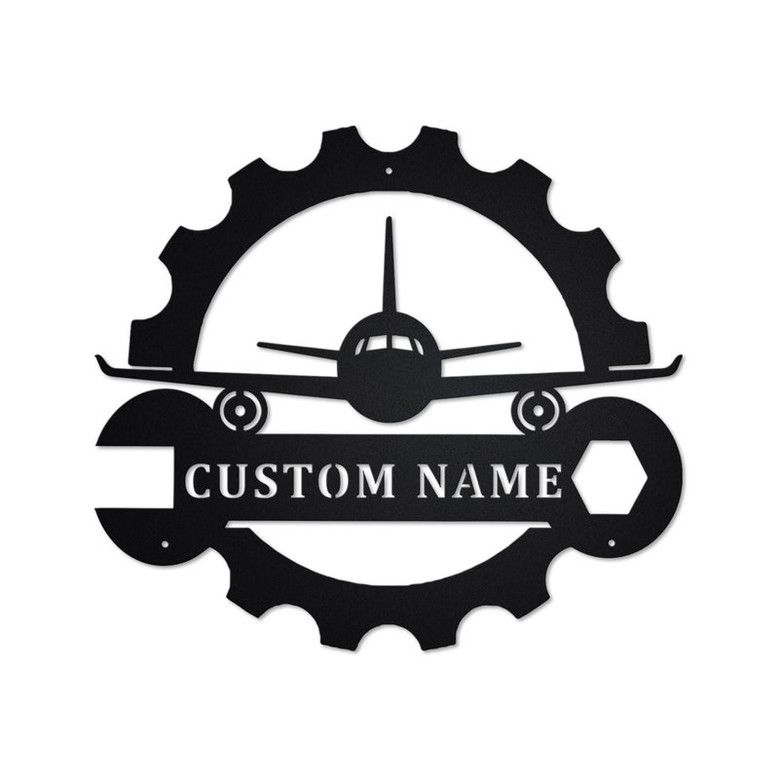 Personalized Aircraft Mechanic Metal Sign| Aircraft Mechanic Metal Wall Art| Aircraft Mechanic Metal Sign| Aircraft Mechanic Gift | Mechanic