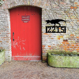Dinosaur Metal Address Plaque for House, Address Number, Metal Address Sign, House Numbers, Front Porch Address, dinosaur metal sign