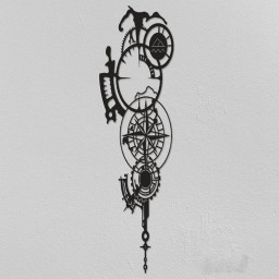 Compass Designed Mechanical Shaped Decorative Metal Wall Art Home Wall Decor Christmas Gifts Farmhouse Wall Art Boussole Wall Art