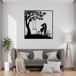 Valentine Couple Metal Signs Wall Art