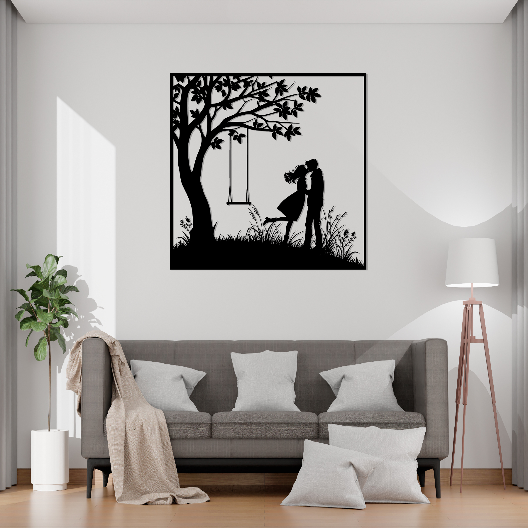 Valentine Couple Metal Signs Wall Art