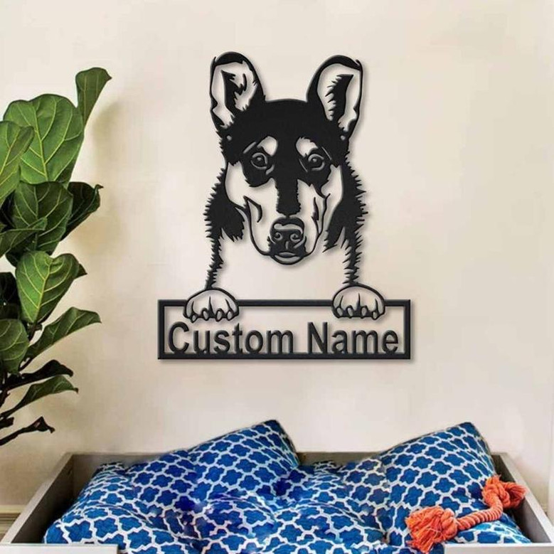 Personalized Smooth Collie Dog Metal Sign Art | Custom Smooth Collie Dog Metal Sign | Boxer Dog Funny | Dog Gift | Animal Custom