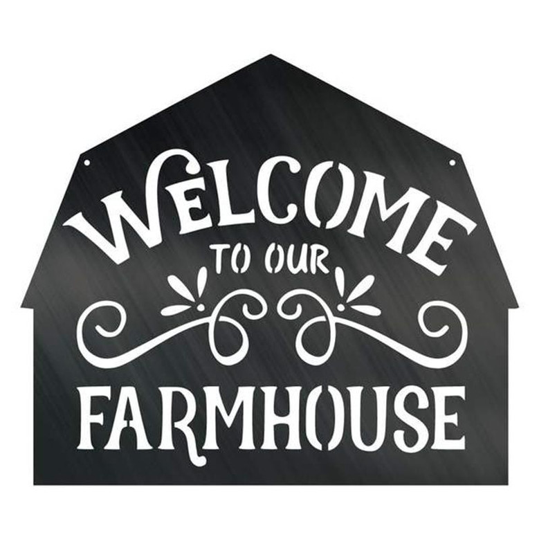 Farm House Customized Metal Signs Custom Metal Sign Custom Signs Metal Sign