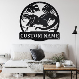 Custom Gator Wall Hanging Metal Wall Art, Personalized Gator Name Sign Decoration For Room, Gator Home Decor, Custom Gator, Gator Lover Gift