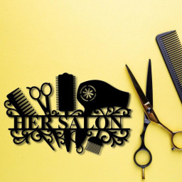 Hairdresser Gift, Hair Stylists Gift, Cosmetology Gifts, Metal Hair Stylist Sign, Hair Salon, Beauty Salon, Hair Salon Metal Wall Art, Booth Sign